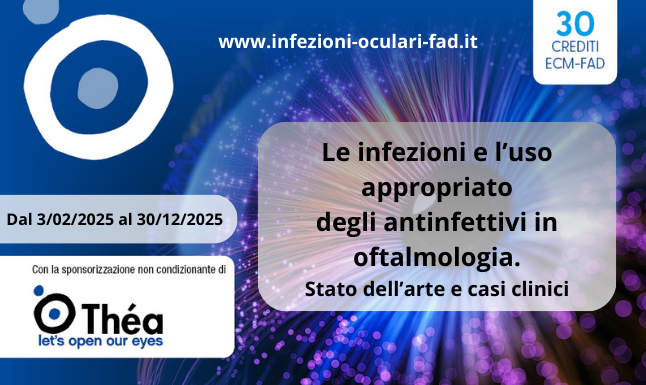 Le infezioni e l'uso appropriato degli antinfettivi in oftalmologia.